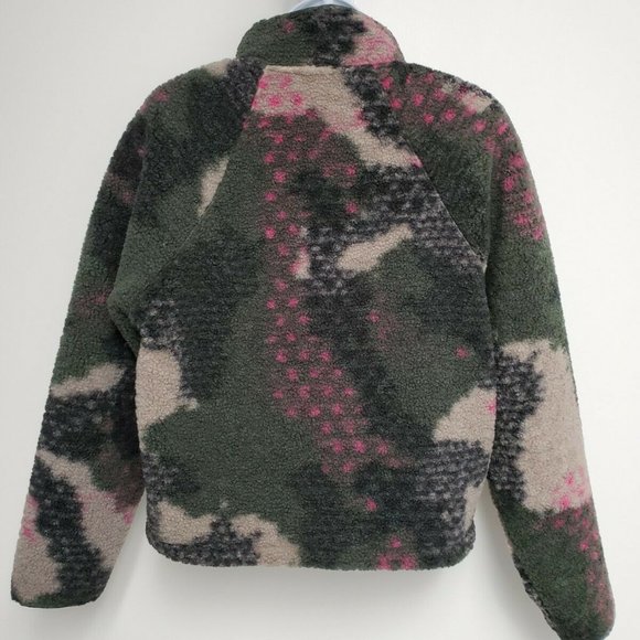 Joylab Womens 1/2 Zip Sherpa Pullover Sweatshirt - Picture 3 of 10